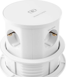 Spacetronik Gniazdo blatowe okrągłe Spacetronik SPS-R3D6W V2 3