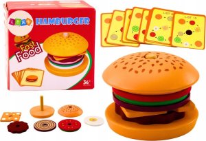 LeanToys Hamburger Drewniany 8 El Karty Z Przepisami 10 Szt 1