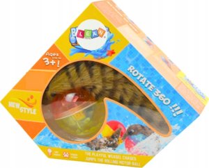 LeanToys Piłka z Puszystą Fretką Ogon Zabawka Interaktywna Do Kąpieli 3