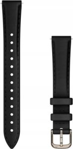 Garmin Garmin watch strap Lily 2 Leather, black/cream gold 1