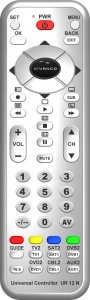 Pilot RTV Vivanco Vivanco universal remote 12in1, silver (34874) 1