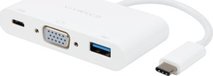 Adapter USB Vivanco Vivanco adapter USB-C - VGA 3in1 (45386) 1