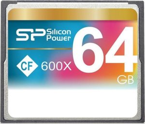 Karta Silicon Power 600x Compact Flash 64 GB  (SP064GBCFC600V10) 1