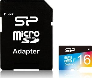 Karta Silicon Power Superior MicroSDHC 16 GB Class 10 UHS-I/U1  (SP016GBSTHDU1V20SP) 1