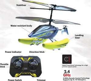 Flybotic radio control Helicopter Aqua Blaze, 22cm 4