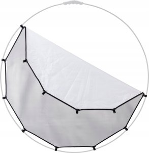 Manfrotto Manfrotto reflector cover HaloCompact Plus 98cm, silver/white 1