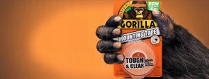 Gorilla Sports bezbarwna dwustronna taśma montażowa 1,5m 13