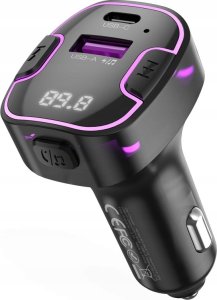 XO XO FM transmitter + charger BCC12 BT MP3, black 4