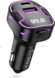 XO XO FM transmitter + charger BCC12 BT MP3, black 6