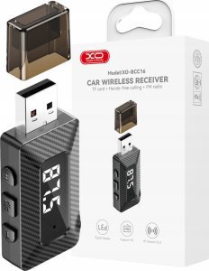 XO XO FM transmitter BCC16 Bluetooth MP3, black 3
