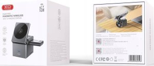 XO XO wireless charging station 3in1 CX027 QI2 15W, black 2