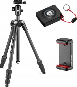 Statyw Manfrotto Manfrotto tripod Element MII Mobile Bluetooth Carbon MKELMII4CMB-BH, black 1