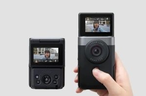 Aparat cyfrowy Canon Canon Powershot V10 Vlogging Kit, silver 9