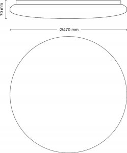 Lampa sufitowa Philips PLAFOND LED IZSO CL620 40W DIM WHITE 5