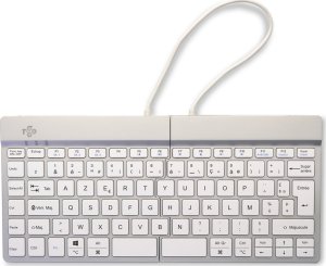 R-GO Tools R-Go Tools Ergonomiczna R-Go Split Break klawiatura, z oprogramowaniem do robienia przerw, AZERTY (FR), Bluetooth, biała 8