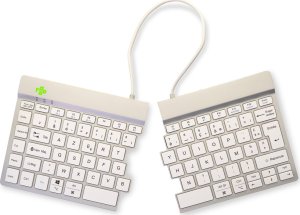 R-GO Tools R-Go Tools Ergonomiczna R-Go Split Break klawiatura, z oprogramowaniem do robienia przerw, AZERTY (FR), Bluetooth, biała 9