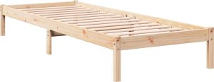 vidaXL vidaXL Dłuższe łóżko bez materaca, 90x210 cm, lite drewno sosnowe 6