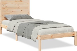 vidaXL Dłuższe łóżko bez materaca, 100x210 cm, lite drewno 2