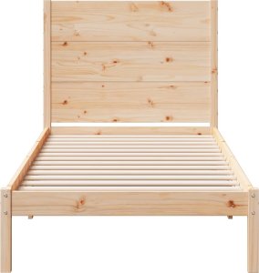 vidaXL Dłuższe łóżko bez materaca, 100x210 cm, lite drewno 4