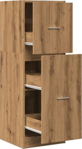 vidaXL Szafka apteczna, dąb artisian, 40x41x118 cm 2