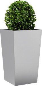 vidaXL vidaXL Donice ogrodowe, 45x45x75 cm, 2 szt., stal galwanizowana 4