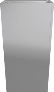 vidaXL vidaXL Donice ogrodowe, 45x45x75 cm, 2 szt., stal galwanizowana 7