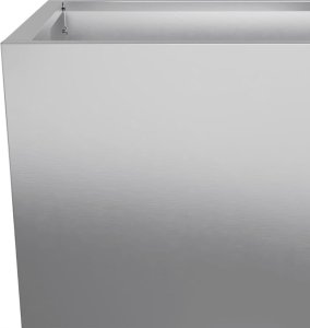 vidaXL vidaXL Donice ogrodowe, 45x45x75 cm, 2 szt., stal galwanizowana 9