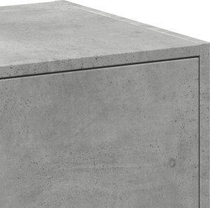 vidaXL Szafka apteczna, szarość betonu, 40x41x118 cm 8