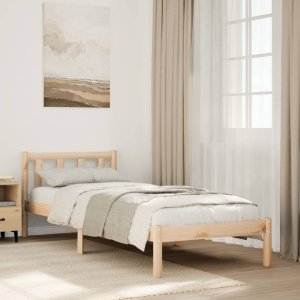 vidaXL vidaXL Dłuższe łóżko bez materaca, 90x210 cm, lite drewno sosnowe 1