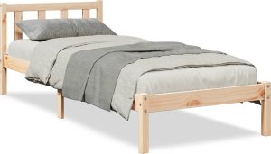 vidaXL vidaXL Dłuższe łóżko bez materaca, 90x210 cm, lite drewno sosnowe 2