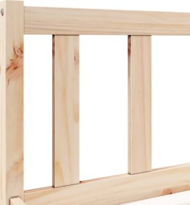 vidaXL vidaXL Dłuższe łóżko bez materaca, 90x210 cm, lite drewno sosnowe 7