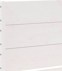 vidaXL vidaXL Dłuższe łóżko bez materaca, białe, 140x220 cm, lite drewno 7