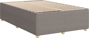 vidaXL vidaXL Rama łóżka, kolor taupe, 120x200 cm, obita tkaniną 3