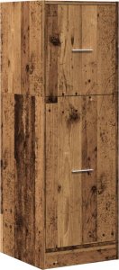 vidaXL vidaXL Szafka apteczna, stare drewno, 40x41x118 cm 3
