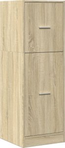 vidaXL vidaXL Szafka apteczna, dąb sonoma, 40x41x118 cm 3