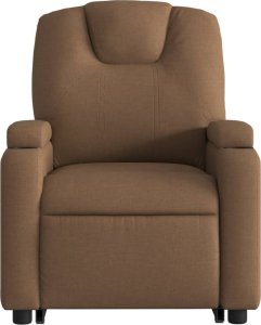 vidaXL Podnoszony fotel masujący, elektryczny, rozkładany, brązowy 8