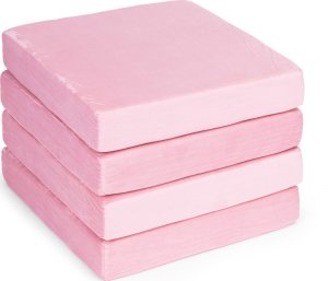 Ecotoys Sofa składana modułowa dla dzieci duża 2 osobowa DIY 10 miękkich poduch - różowa ECOTOYS 7