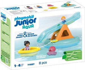 Playmobil Zestaw z figurkami Junior Aqua 71 687 Pływająca wyspa ze zjeżdżalnią 2