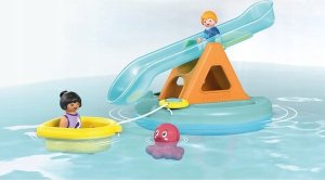 Playmobil Zestaw z figurkami Junior Aqua 71 687 Pływająca wyspa ze zjeżdżalnią 3