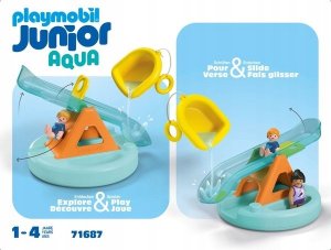 Playmobil Zestaw z figurkami Junior Aqua 71 687 Pływająca wyspa ze zjeżdżalnią 7