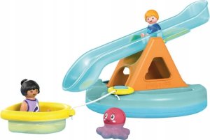 Playmobil Zestaw z figurkami Junior Aqua 71 687 Pływająca wyspa ze zjeżdżalnią 9
