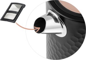 Czajnik Berdsen Czajnik elektryczny 1,7l BD-705 czarno-miedziany 9