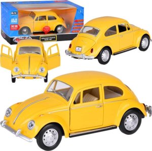 Jokomisiada Auto kolekcjonerskie Volkswagen Classical Beetle 1967 1:36 metalowe auto światło dźwięk ZA5055 1