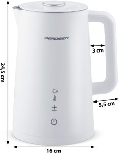 Czajnik Berdsen Czajnik elektryczny 1,7l BD-709 biały 12