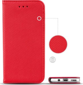 nemo Etui SAMSUNG GALAXY M55 5G Portfel z Klapką Flip Magnet czerwone 6