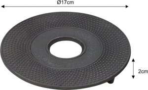 KingHoff ŻELIWNA PODSTAWKA POD ZAPARZACZ GARNEK KH-1848 4