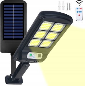 Blow 67-495# Lampa uliczna solarna 3 reflektory + czujnik 13