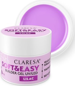 Claresa CLARESA N Żel budujący do paznokci Soft&Easy Builder Lilac 90g 5