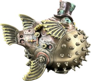 Veronese Rozdymka Tygrysia Ryba Steampunk Veronese WU78060A4 1