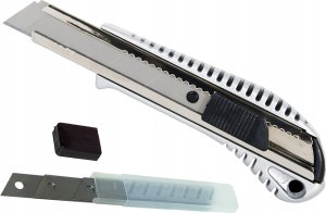Falon-Tech Nóż do tapet metalowy nożyk 18mm łamane ostrza 11